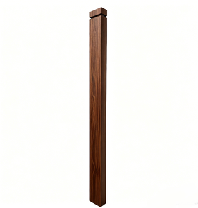 Natural Wood Grain Non-Toxic Wooden Stair <b>Support</b> Post Guardrail Pillar Stable Structure for Villa Indoor Stair Decoration - Product Image 2