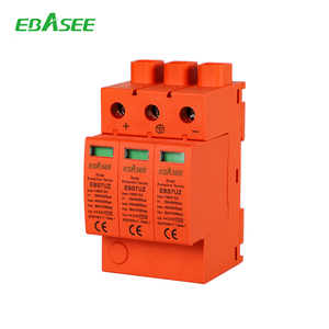 ODM/OEM disponible de fábrica 20kA-40kA 2P 3P 4P SPD EBASEE EBS7UZ Solar DC Protector contra sobretensiones - Product Image 1