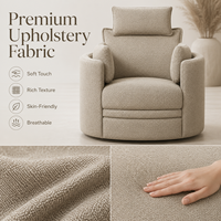 Fauteuil d'appoint moderne en tissu bouclé, mobilier de salon, fauteuil confortable pour hôtel et maison