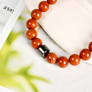 สร้อยข้อมือลูกปัดหินลาวา8มม. ทำจากหินธรรมชาติ - Product Image 6