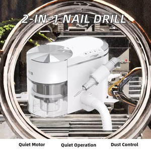 Fırçasız Motor Profesyonel Tırnak Makinesi Paslanmaz Çelik Şarj Edilebilir Pil Taşınabilir Düşük Gürültülü Elektrikli Vakumlu Tırnak Temizleyici - Product Image 4