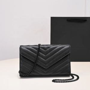 Borsa a Spalla <span class=keywords><strong>di</strong></span> <span class=keywords><strong>Lusso</strong></span> per Donna, Alta Qualità, Catena Decorativa con Elegante Lettera, Alla Moda per Signore - Product Image 2