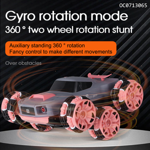 Voiture de course à roulettes à 6 roues rechargeable, rotation à 360 degrés, jouets de cascade pour enfants avec télécommande - Product Image 4