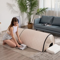 Dôme de Sauna Infrarouge Lointain pour Soins de la Peau, Thérapie Amincissante Corporelle, Lit Capsule de Spa pour la Relaxation