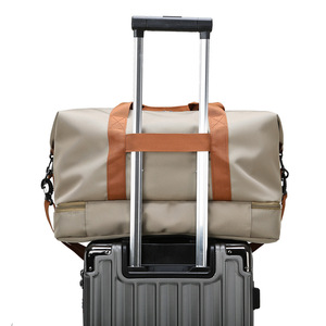 2026 Custom Logo Large Luggage PU <b>Duffel</b> <b>Bag</b> for Yoga Fitness Gym Travel Wholesale Separated Waterproof Portable Travel - Product Image 5