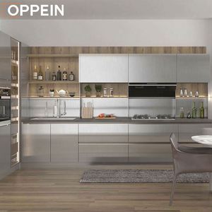أوبين دائم الفولاذ المقاوم للصدأ الانتهاء على شكل L خزانة مطبخ للمنزل - Product Image 3