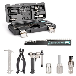 Ensemble d'outils de réparation de vélo professionnel pour cyclistes, vente en gros, boîte à outils d'entretien de vélo, CT-K08, acier allié, 355x160x73mm - Product Image 2