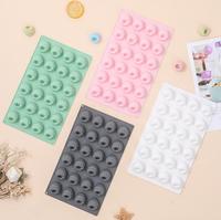 Moule en silicone de qualité alimentaire à 24 cavités pour la décoration de gâteaux français, idéal pour les petites mousses de framboise et la réparation de pièces.