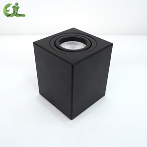 Plafonnier carré moderne GU10/5.3 LED monté en surface Design industriel Style <span class=keywords><strong>Spot</strong></span> carré Downlight lampe corps en fer - Product Image 3