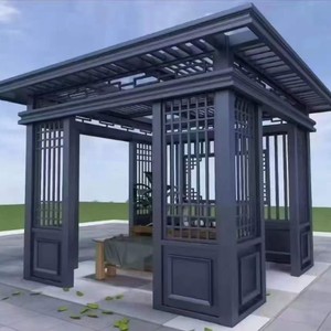 Pérgola Moderna de Aluminio de Lujo Ligero con Control Remoto Motorizado Anticorrosión para Terraza, Patio Trasero y Jardín - Product Image 3