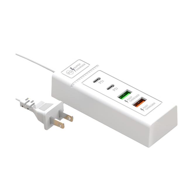 4 Ports USB Fast Charging Charger Type C Wall Charger Phone EU/US/UK Plug Power Adapter
