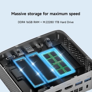 Mini-ordinateur de bureau ERAZER D80 en promotion – Processeur I7-13620H, 16 Go de RAM, SSD 1 To, intégré, standard, nouvelle génération, turbo - Product Image 5