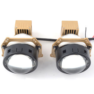 Accesorios de coche 6000K hiperboloide Bi-LED lente de proyector 130W Hi/Lo Beam LED Faro de cabeza DIY Retrofit estilo de coche biled faro - Product Image 2