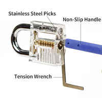 Ensemble d'outils de déverrouillage professionnel de qualité supérieure Kit d'extraction de clé de serrurier