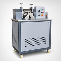 Máquina de Peletización de Plástico, Molino Mezclador de Dos Rodillos de Silicona, Calentamiento por Aceite, Mezcla y Granulación de Compuestos, Grado Médico, CE ISO