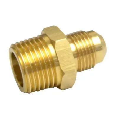 Nam Flare Nối Gas Adapter Union Brass Ống Phù Hợp Half-Union 3/8 "Flare X 1/4" Nam Ống Brass Ống Coupler