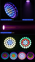 Prix d'usine, projecteur à tête mobile 37x15w avec zoom et couleurs DMX512 pour événements