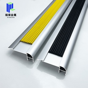 Perfil de aluminio antideslizante <span class=keywords><strong>para</strong></span> escalones con luz LED, protector de esquinas de goma con sensor de luz, protector de bordes seguro <span class=keywords><strong>para</strong></span> <span class=keywords><strong>escaleras</strong></span> - Product Image 3