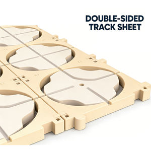 EPT56 PCS Ensemble de blocs de construction DIY, circuit de train, labyrinthe, parc d'attractions, jouet interactif pour tout-petits, garçons et filles - Product Image 4