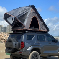 Tente de toit pour 2 personnes, cadre en alliage d'aluminium, Oxford, quatre saisons, grande capacité de charge, grand espace, coque rigide, imperméable, coupe-vent