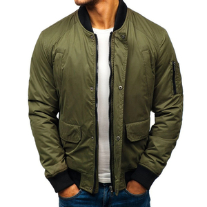 Blouson aviateur pour hommes de haute qualité respirant et élégant pour l'hiver Design unique grande taille XL marque privée vente en gros - Product Image 4