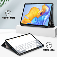 Housse de protection en cuir PU pour tablette intelligente, étui mince à triple support pour tablette Honor Pad 8 12 pouces 2022