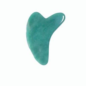 Green Stone Guasha Board for Face Care Aventurine <b>jade</b> face Scraping board - Product Image 3