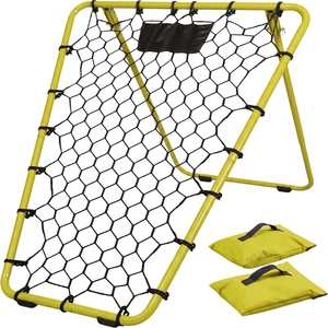 Filet <span class=keywords><strong>de</strong></span> rebond pliable multi-sports réglable pour l'entraînement au football, au basketball, au baseball et au lacrosse - Product Image 1