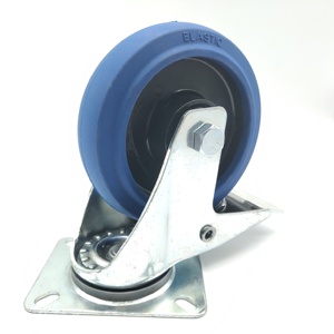 4 "5" 6 "8" blaues elastisches Gummi-Lenk rollen rad - Product Image 2