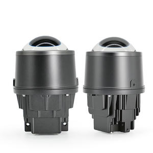 Nouveau phare antibrouillard LED tricolore (jaune-blanc-jaune) de 3,0 pouces, haute puissance 65W, double lampe X2, pour l'exportation - Product Image 1