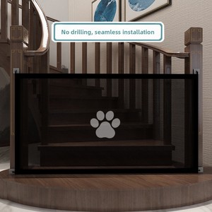 Clôture de séparation <span class=keywords><strong>pour</strong></span> animaux de compagnie sans perçage écologique bouton de filet d'isolation <span class=keywords><strong>pour</strong></span> <span class=keywords><strong>chien</strong></span> <span class=keywords><strong>barrière</strong></span> pliable Portable <span class=keywords><strong>pour</strong></span> la Protection de sécurité du salon - Product Image 3