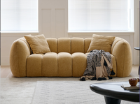 Modernes Luxus Polstersofa-Set Weiß Umweltfreundliches Modulares Wohnzimmer-Sofa mit Schwammfüllung
