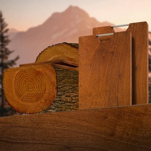 Planche artisanale monobloc en bois <span class=keywords><strong>de</strong></span> Sapele massif, pièce décorative en bois dur à grain visible et bords épais pour <span class=keywords><strong>l</strong></span>'aménagement intérieur - Product Image 2