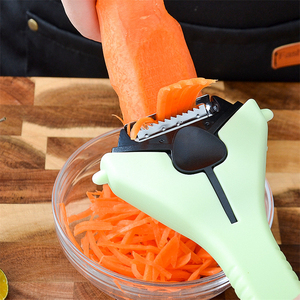 Multifunctional Handed Metal Kitchen <b>Tools</b> & Gadgets 3 in 1 Stainless Steel Rotation <b>Vegetable</b> Peeler with Protective Cover - Product Image 3