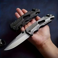 Couteau pliant de survie pour le camping en plein air, lame en acier haute dureté, acier inoxydable, multifonctionnel, OEM personnalisable
