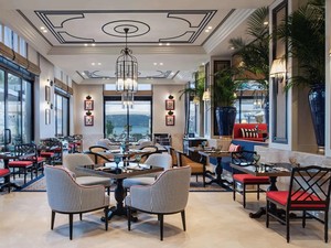 Juego Completo de Muebles de Restaurante y Hotel de Lujo de Cinco Estrellas SHIYI <span class=keywords><strong>Kempinski</strong></span>, Mesa de Comedor y Sillas para Banquetes con Chapa de HPL - Product Image 4