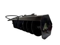 Remplisseuse de fossés hydraulique avec moteur et PLC pour chargeuses compactes et minipelles, moteur, engrenage, boîte de vitesses, roulement