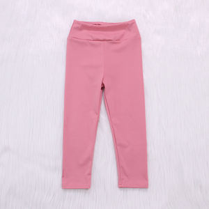 <span class=keywords><strong>Lulu</strong></span> ODM / OEM Bebé Otoño e Invierno Moda Pantalones de yoga Pantalones deportivos de color sólido amigables con la piel para niñas pequeñas - Product Image 3