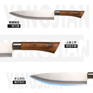 Cuchillo de Cocina Serbio Auténtico Oficial para Cortar Carne y Verduras, Afilado y Duradero, Acero Serie 3Cr, Modelo Retro de Estilo Antiguo T730D - Product Image 6