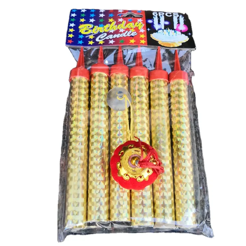 غرامة جودة الصينية مصنع الألعاب النارية عيد ميلاد شمعة شمعة عيد ميلاد الألعاب النارية اللون