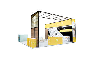 Usine directe personnalisable 20x20 pieds cabine Portable facile à installer cadre en aluminium tissu extensible <span class=keywords><strong>fond</strong></span> colorant Sublimation - Product Image 5