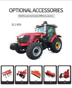 Tracteur agricole à roues CE 4x4 140HP Tracteurs à moteur diesel Nouveau modèle Tracteur compact 24HP-280 HP à vendre Quai industriel - Product Image 5