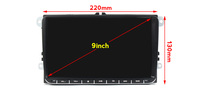 Android 9 Cheap Lecteur autoradio 9 pouces pour Vw VolksWagen Golf Skoda Seat avec Apple CarPlay