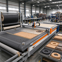 Mesin Pemotong Gasket Digital CNC Otomatis Dake dengan Pisau Getar dan Meja Kerja Vakum 11KW 220V 380V