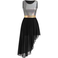 Robe Tunique Vintage Scintillante pour Femme, Style Crayon, à Une Épaule, avec Paillettes et Sequins, pour la Danse de Louange et le Culte, Modèle Adulte pour l'Église, ODM
