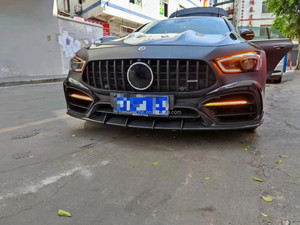 ชุด GT50คาร์บอนไฟเบอร์ใหม่สำหรับ Mercedes AMG 53 63พร้อม GT50ด้านหน้า53 63 AMG ตัวกระจายริมฝีปากสปอยเลอร์ - Product Image 4