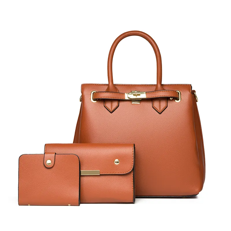 JIANUO Set Schulter handtasche weiche Leder Einkaufstasche Handtaschen Frauen Einkaufstasche