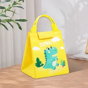 Atacado Hot Style Lunch Bag Kids To School Imagens Bonitos Isolados Cheap Cooler Bag Piquenique Ao Ar Livre Logotipo Personalizado Soft Cooler Bag