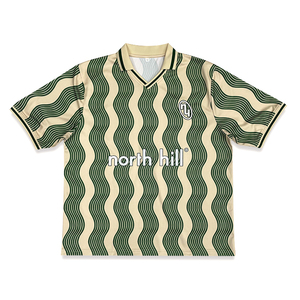 Camiseta de fútbol OEM personalizada de alta calidad bordado Retro clásico Polo diseño camiseta de fútbol - Product Image 2