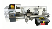 Tour à bois manuel CNC mini 220 750 pour usine, machine à métaux